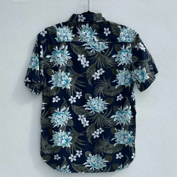 Denim & Flower Men Short Sleeve Shirt - Picture 3 of 8
